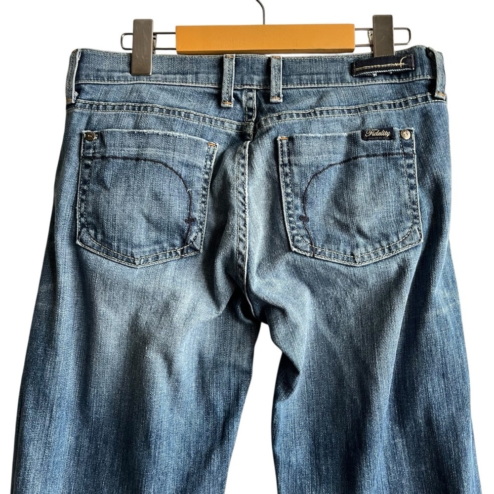 Fidelity Denim Rocco Slim Jeans Size 25 Blue Stretch - Picture 9 of 16